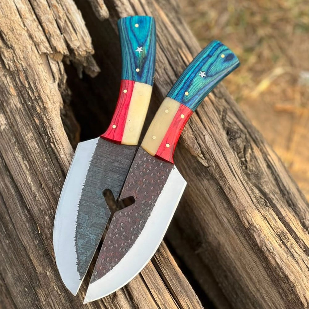 Hammered Lone Star Knife - Image 4