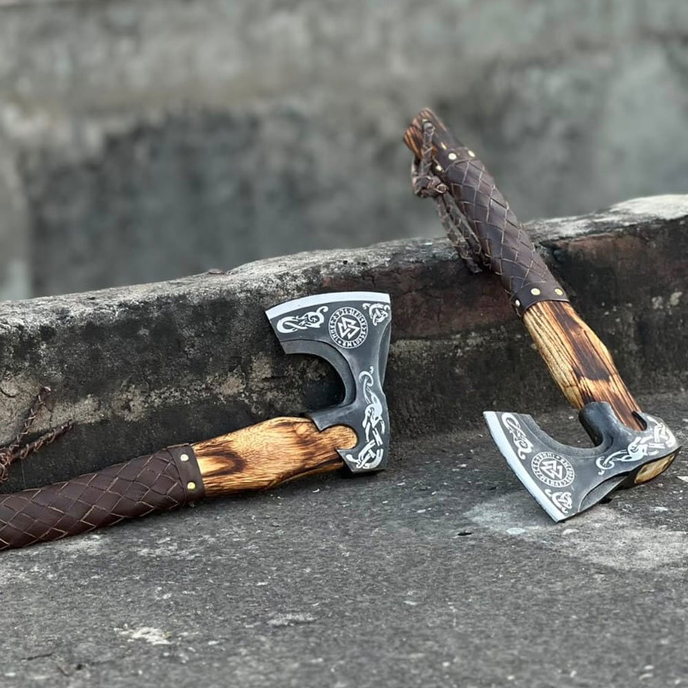 Ornate Norse Battle Axe - Image 2