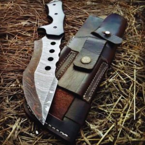 The Apex Damascus Tactical Tracker Blade