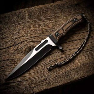 Tactical Two-Tone Spear Point Combat Knife