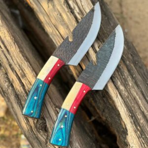 Hammered Lone Star Knife