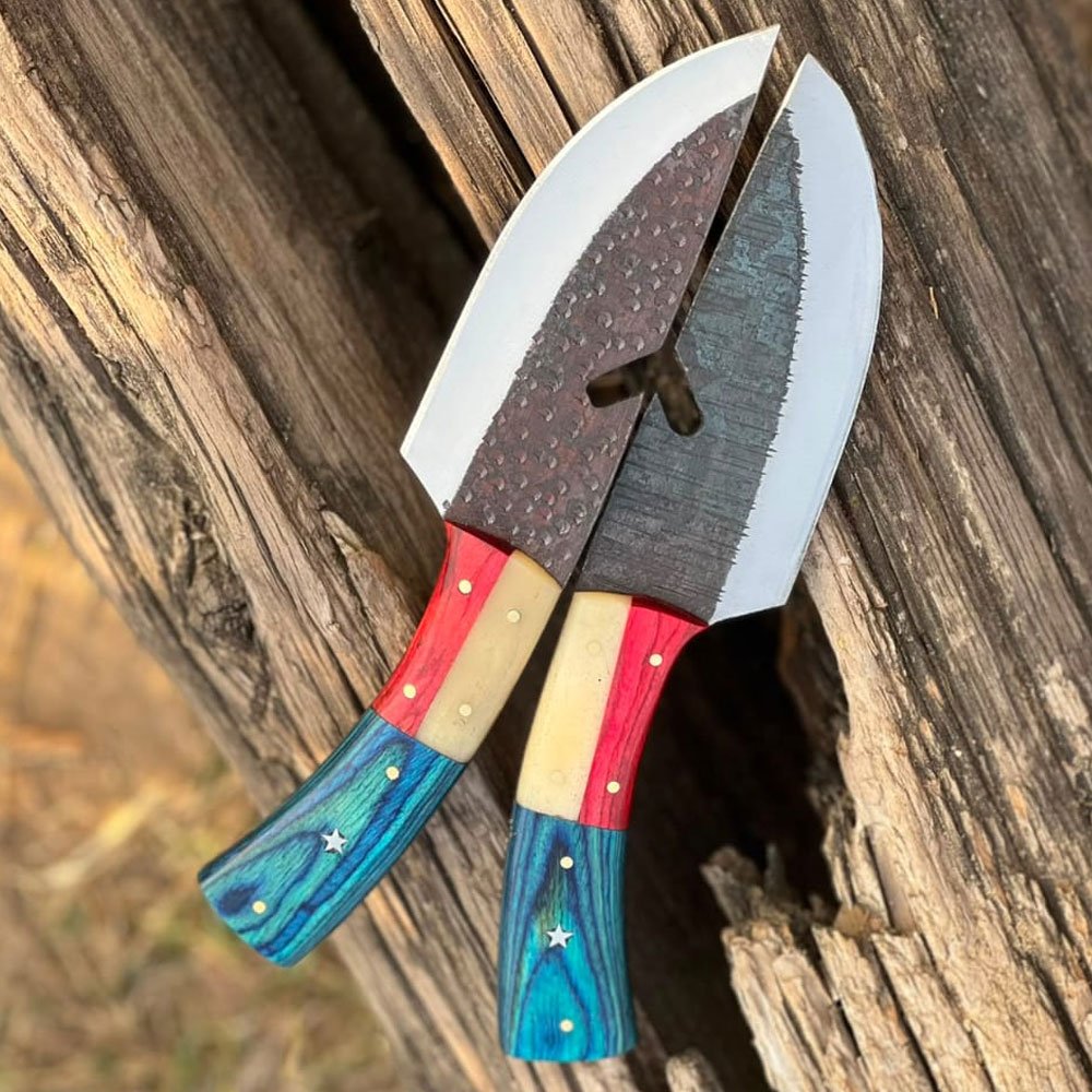 Hammered Lone Star Knife - Image 2