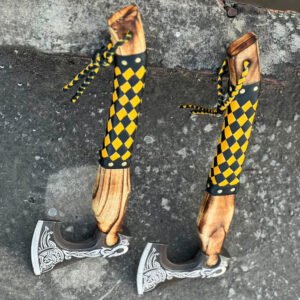 Braided Leather Viking Axe
